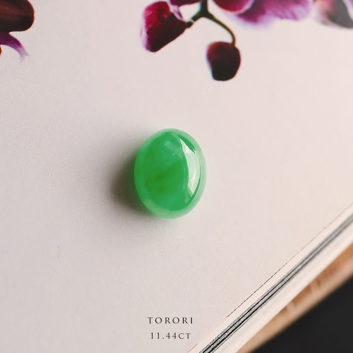 翡翠ルース【TORORI】11.44ct 97729 | 翡翠専門店 ジョイテック