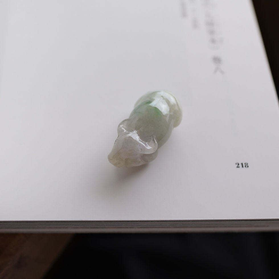 縮圖：翡翠彫刻【HAKUMEI】99771　Jade Carving
