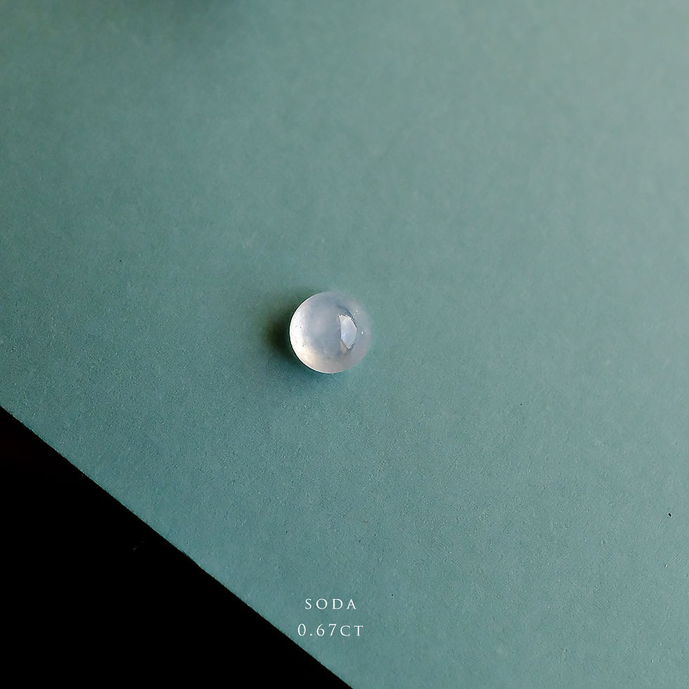翡翠ルース『SODA』0.67ct 98754