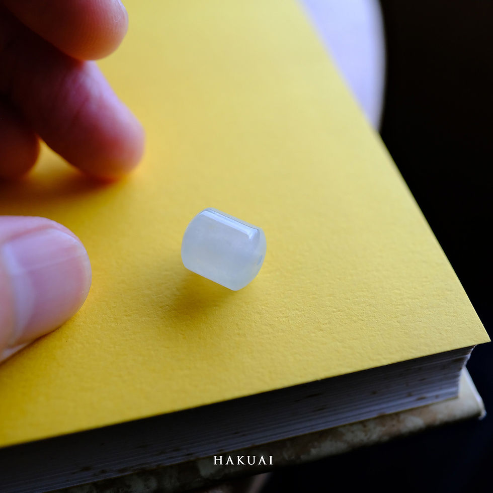 Thumbnail: 翡翠フープ【HAKUAI】99901 Jade pendant top