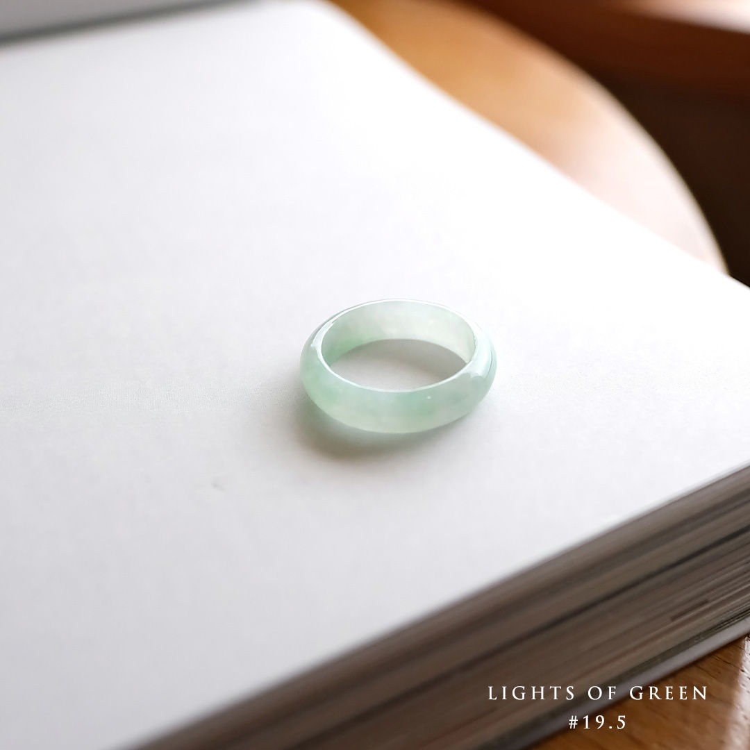 翡翠リング『LIGHTS OF GREEN』#19.5 99264