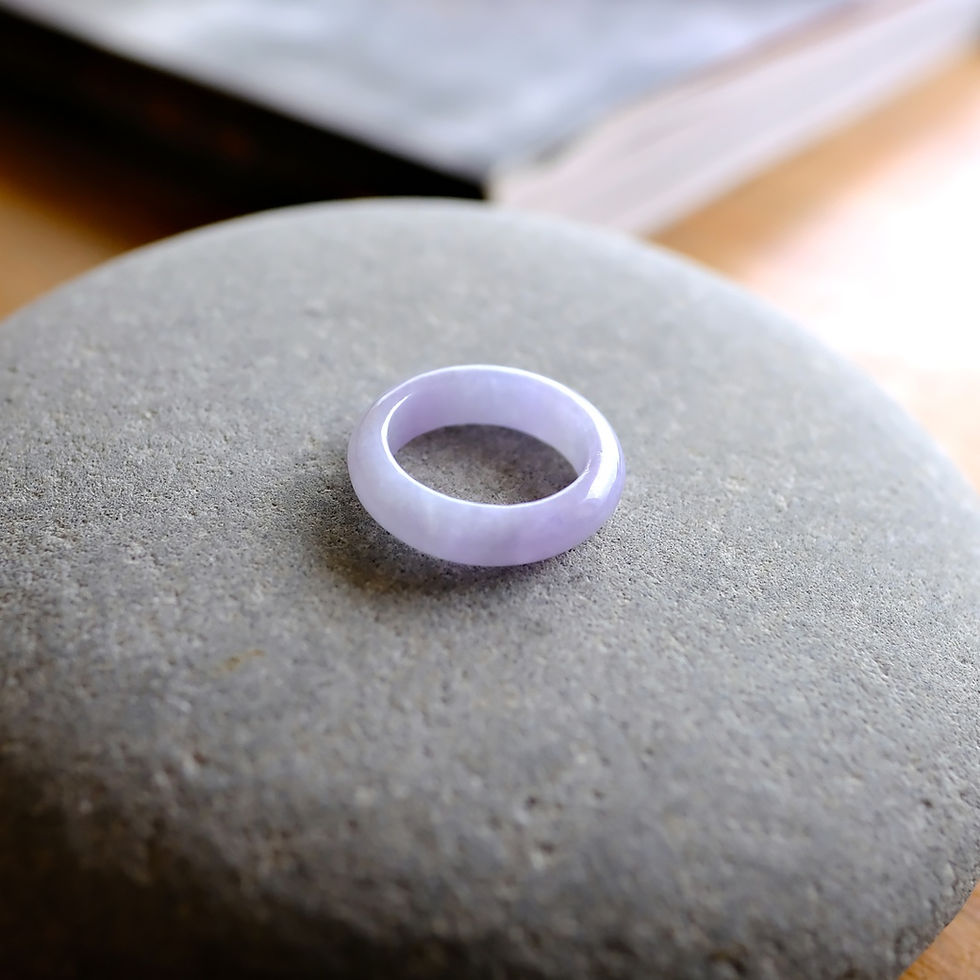 Thumbnail: 翡翠リング『LILAC SOFT GLOW RING』#16 99292