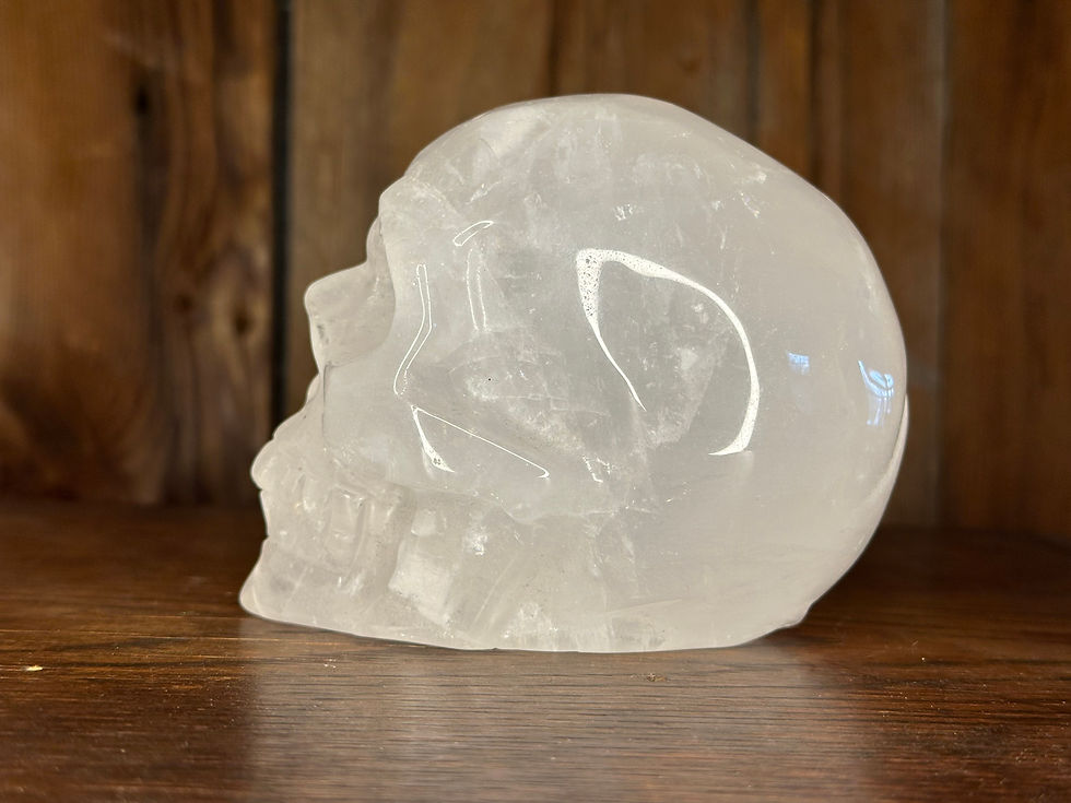 Thumbnail: 4" Clear Quartz Crystal Skull