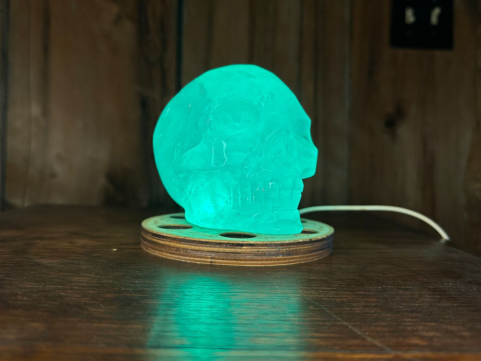 Thumbnail: 4" Clear Quartz Crystal Skull