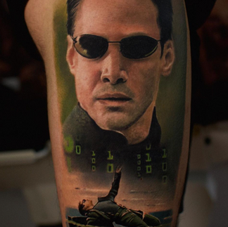 Straight Lines Tattoo