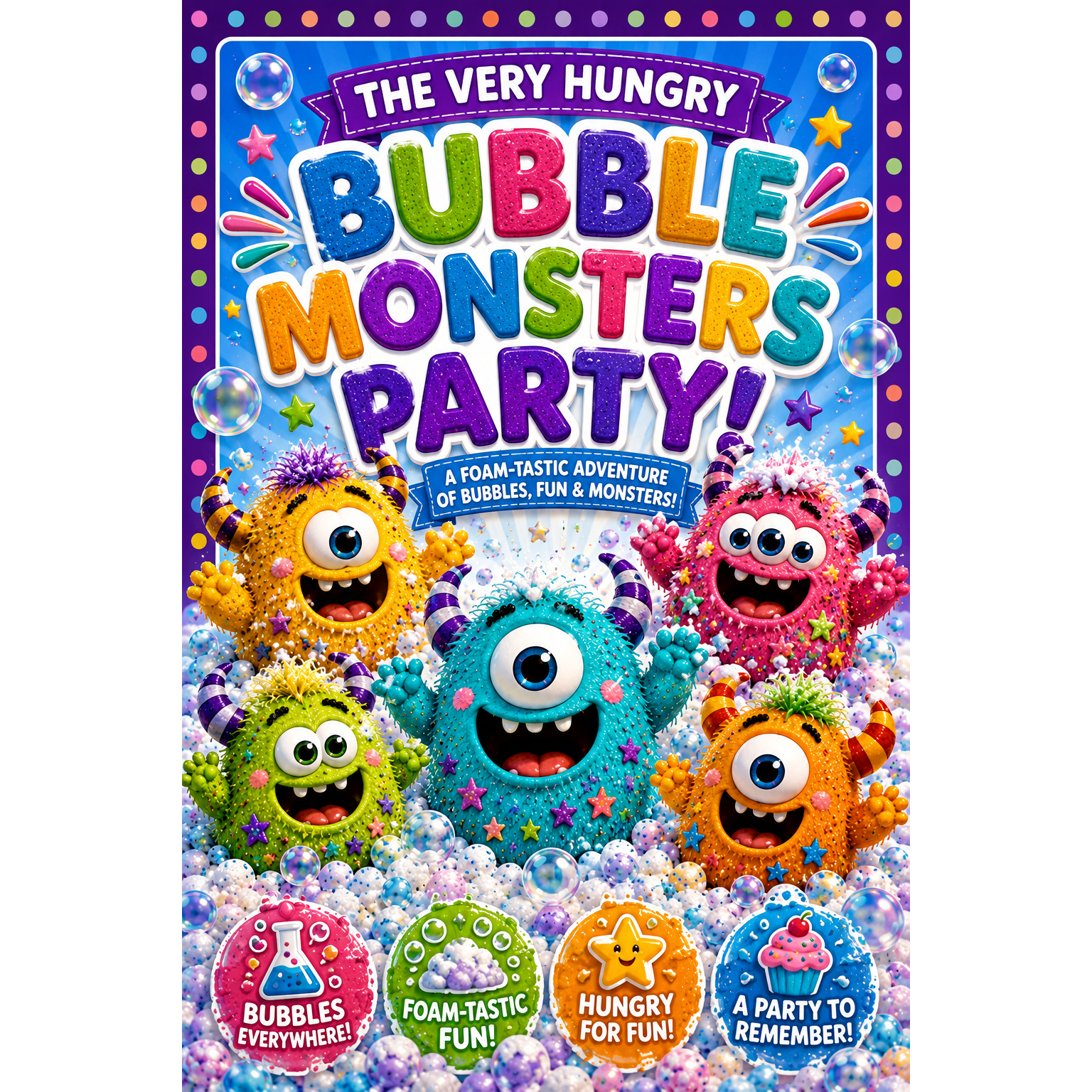The Very Hungry Bubbly Monster Party Box