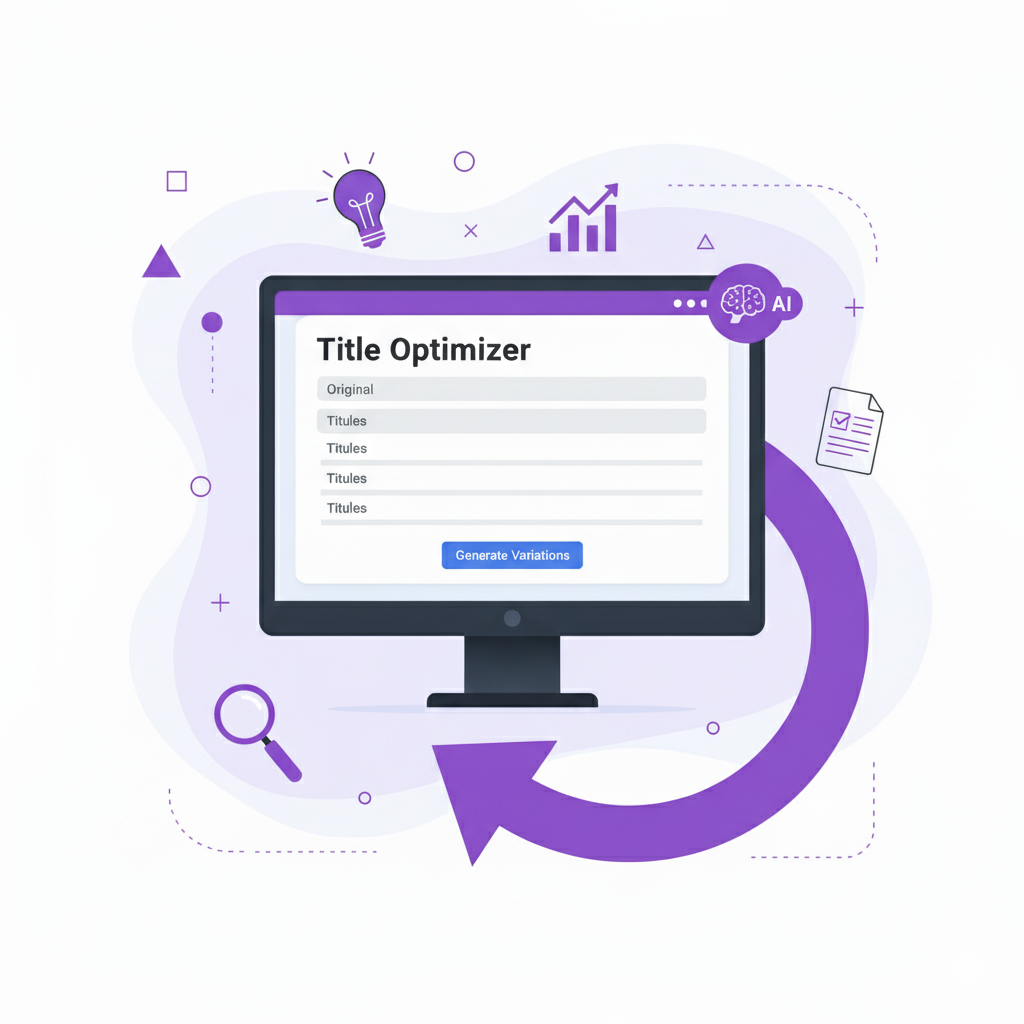 Imagem ilustrativa da ferramenta otimizadora de títulos