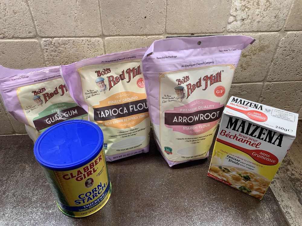 Culinary thickeners for vegan mayonnaise or heavy 'cream' (plus two