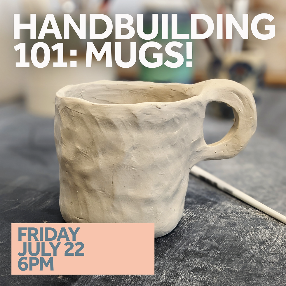 Handbuilding 101: Mugs!