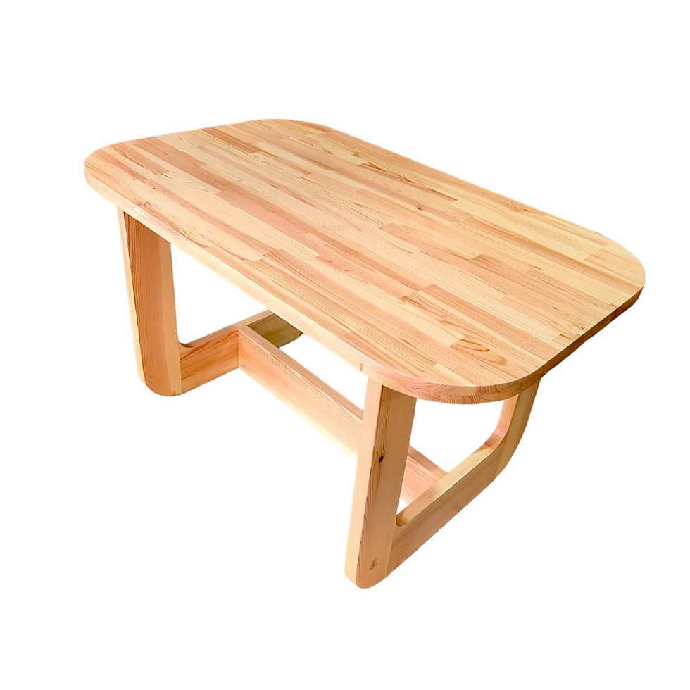 Küçük resim: Masif Ahşap Masa - Sandalye - Bench Takımı