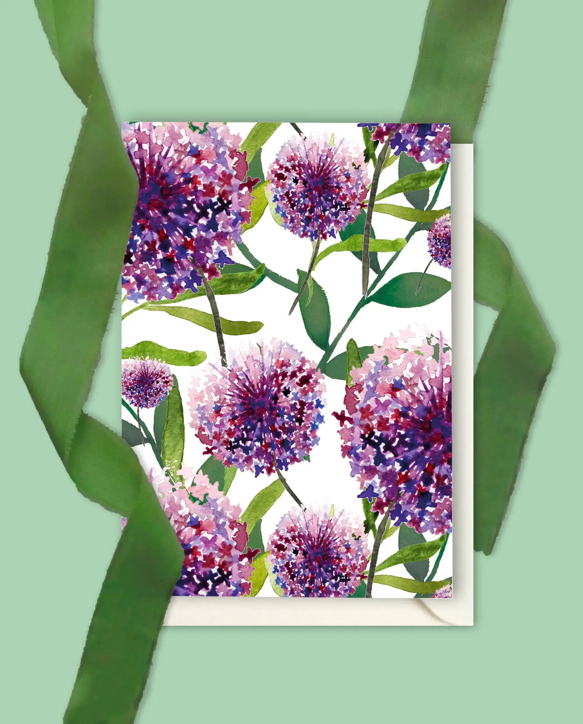 Allium Pattern Mother's Day Card
