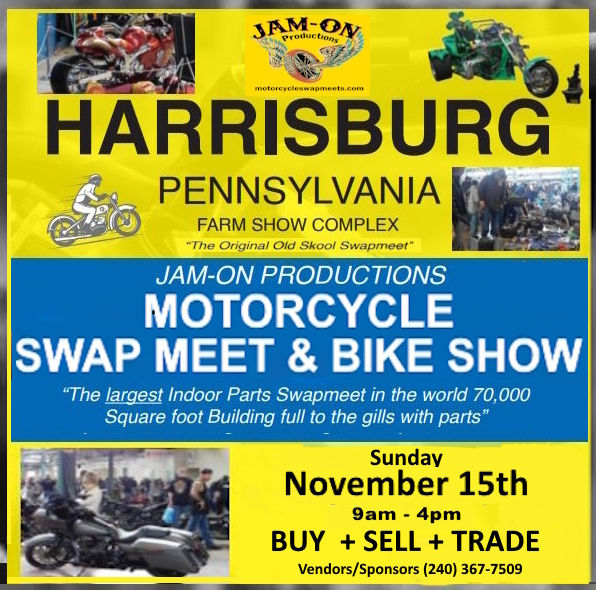 38th Harrisburg National Fall Motorcycle Swap Meet & Bike Show