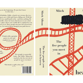 Speculative book cover design for 'The Five People You Meet In Heaven' by Mitch Albom