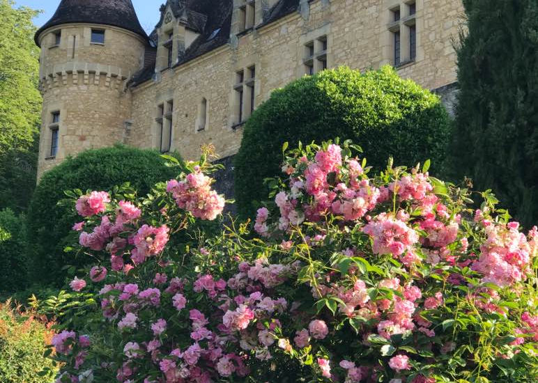 View from the garden  - 5 star Hilltop chateau wedding venue in the Dordogne