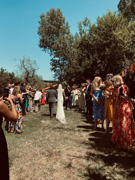 Recessional - Chic French Farmhouse wedding venue with sunset views. Between Toulouse and Bordeaux.