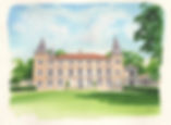 Venue watercolour artist - Languedoc