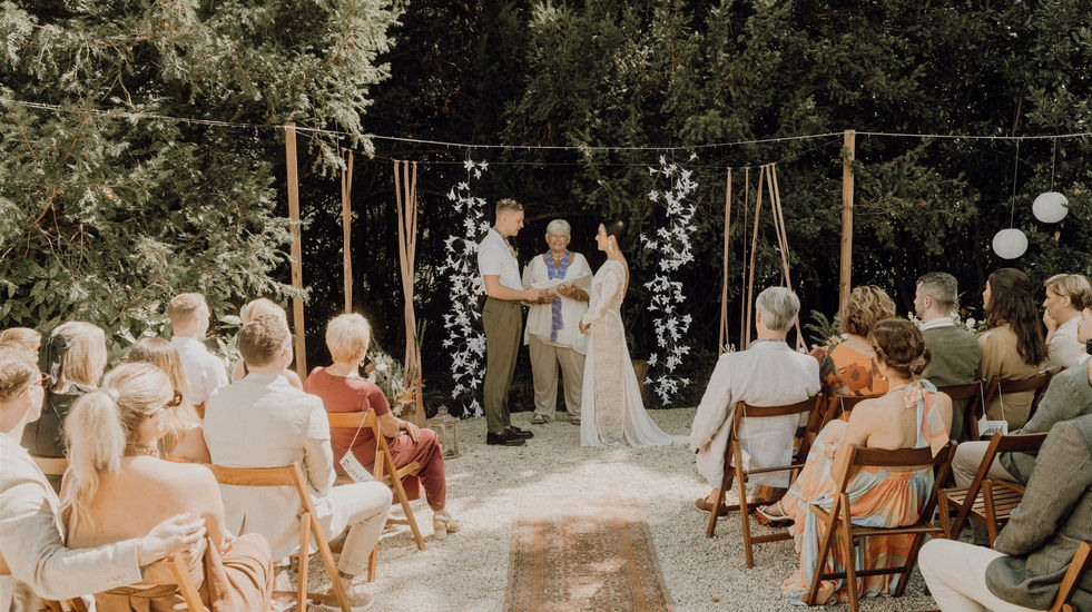 Wedding ceremony - Stylish Manor House wedding venue in the Charente