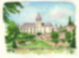 Venue watercolour artist Bordeaux