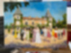 Live wedding painting
