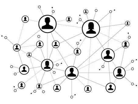 Illustration du modÚle MLM basé sur la recommandation entre clients