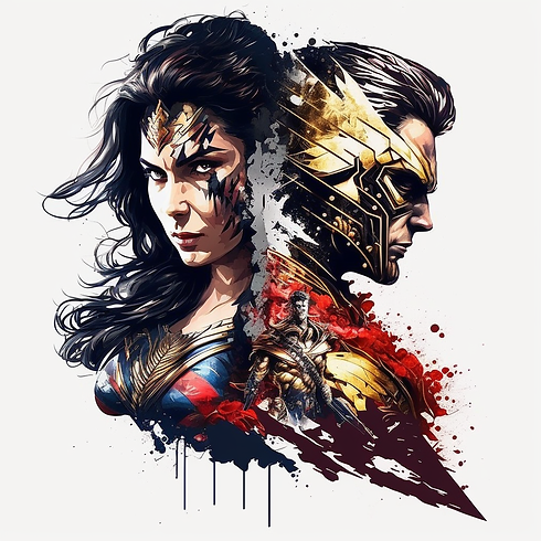 FragZero_awesome_wonderwoman_and_capitan_marvel_tshirt_artwork__8985a950-3c41-464f-9ce6-e0