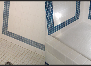 How to clean tile grout the easy way!