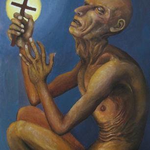 Dernière chance de Salut, acrylique sur toile 70x60