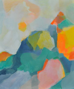 Astrid Link artiste peintre paysage le sommet