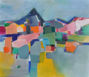 Astrid Link landscape painter the village