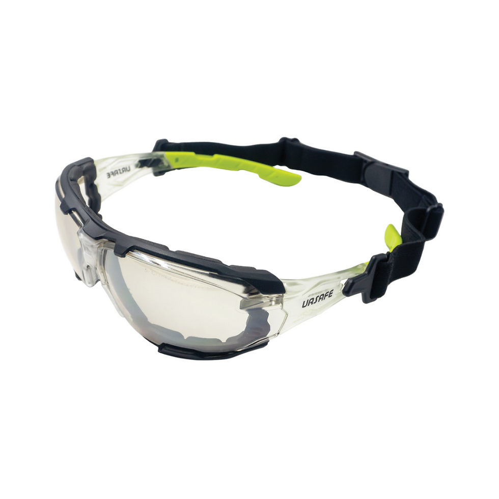 Thumbnail: Ursafe JARVIS Pro Safety Sealed Spectacles w Strap, Premium Anti-fog