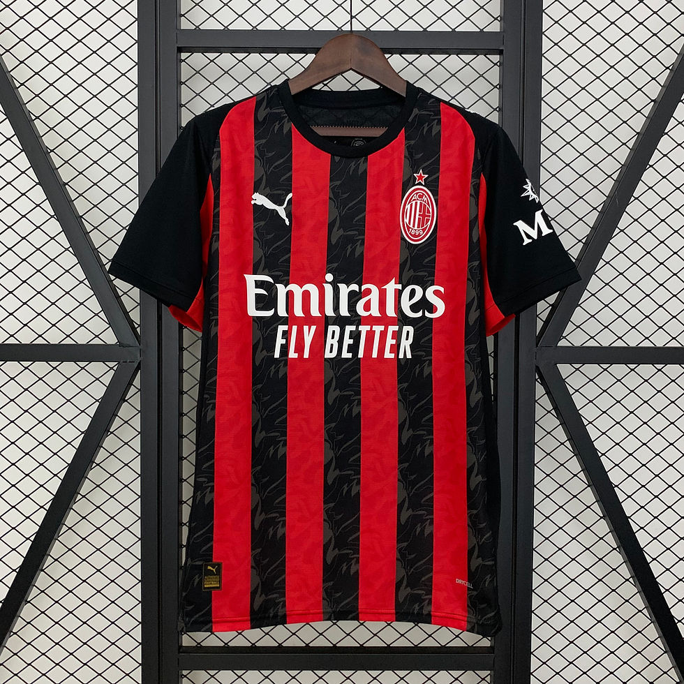 25/26 AC Milan Home - Versão Torcedor