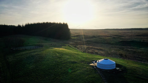 Yurt in beautiful English countryside