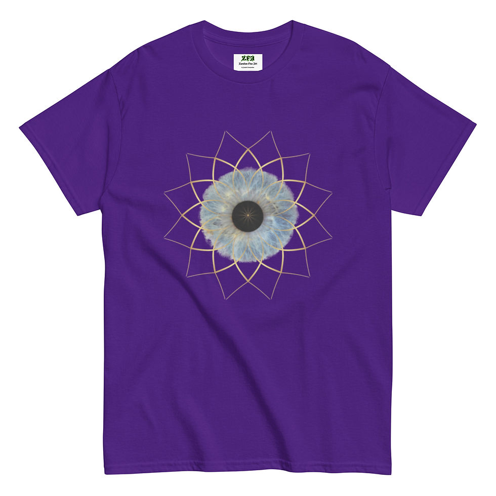 Thumbnail: Iris Mandala Unisex classic tee 