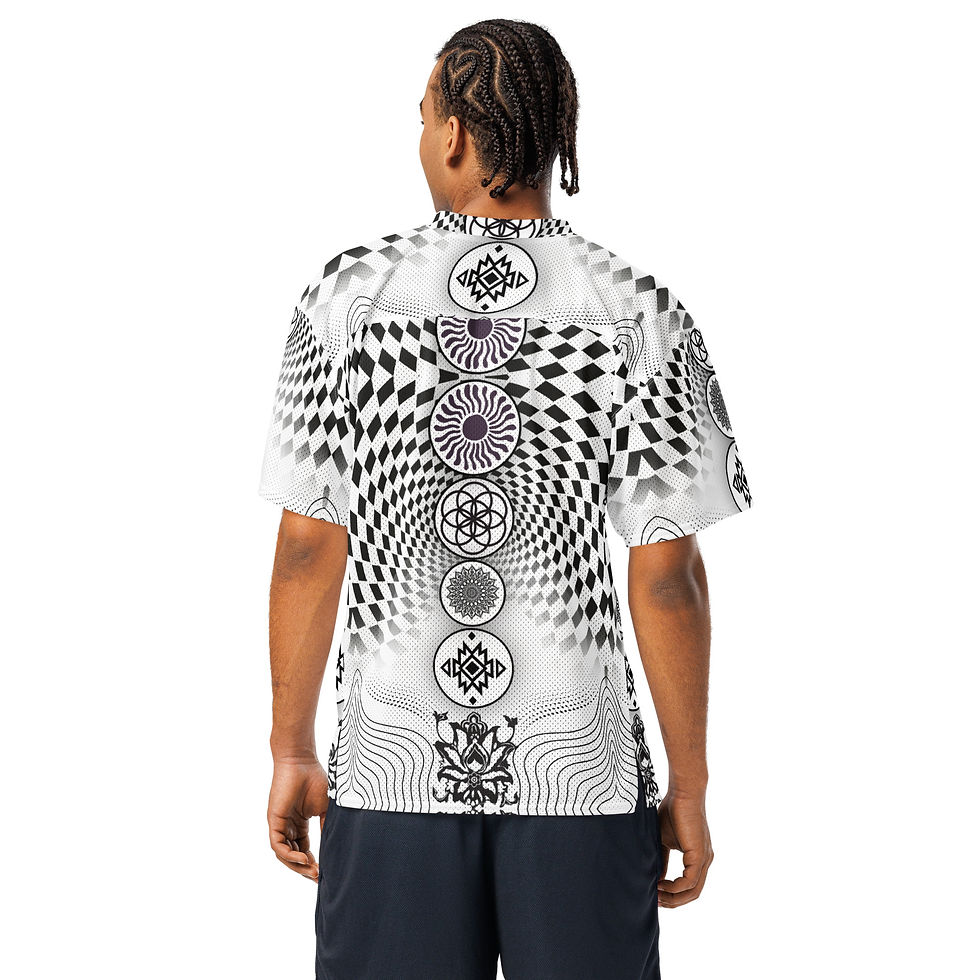 Thumbnail: Optical Waves American football jersey
