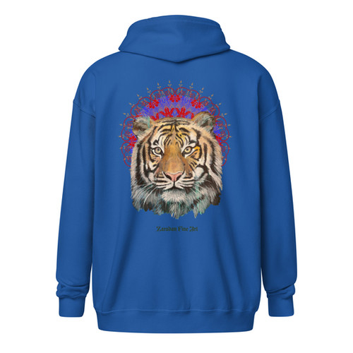 Tiger Unisex heavy blend zip hoodie | Jennifer Nowzaradan