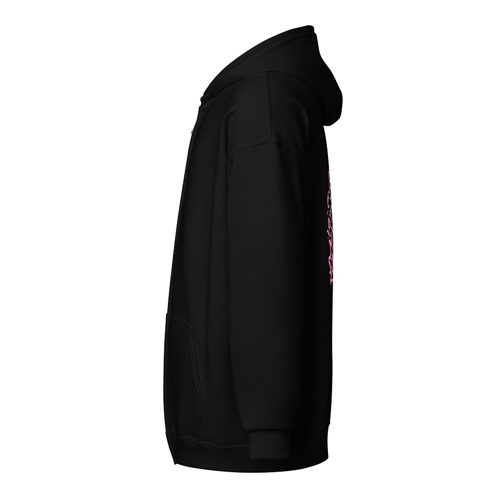 Thumbnail: Pink Ltus Sarv - Unisex heavy blend zip hoodie