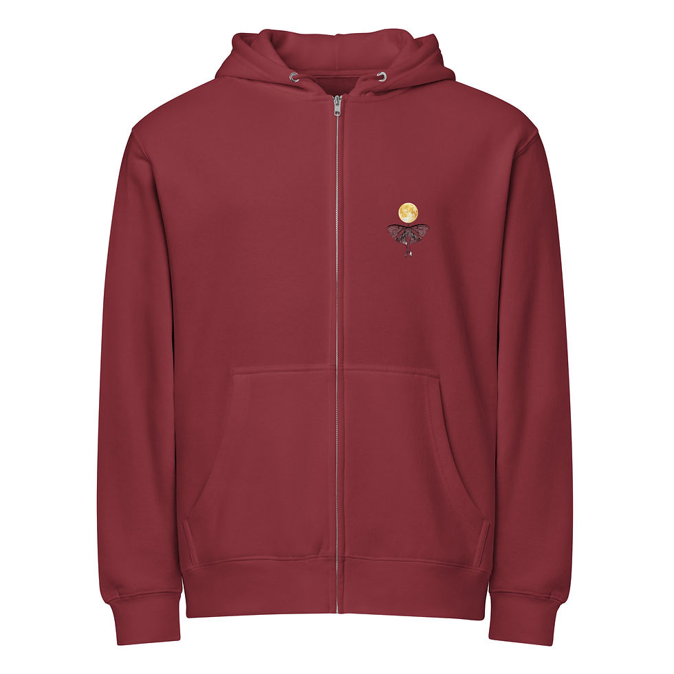 Thumbnail: Mandala Moon full zip hoodie