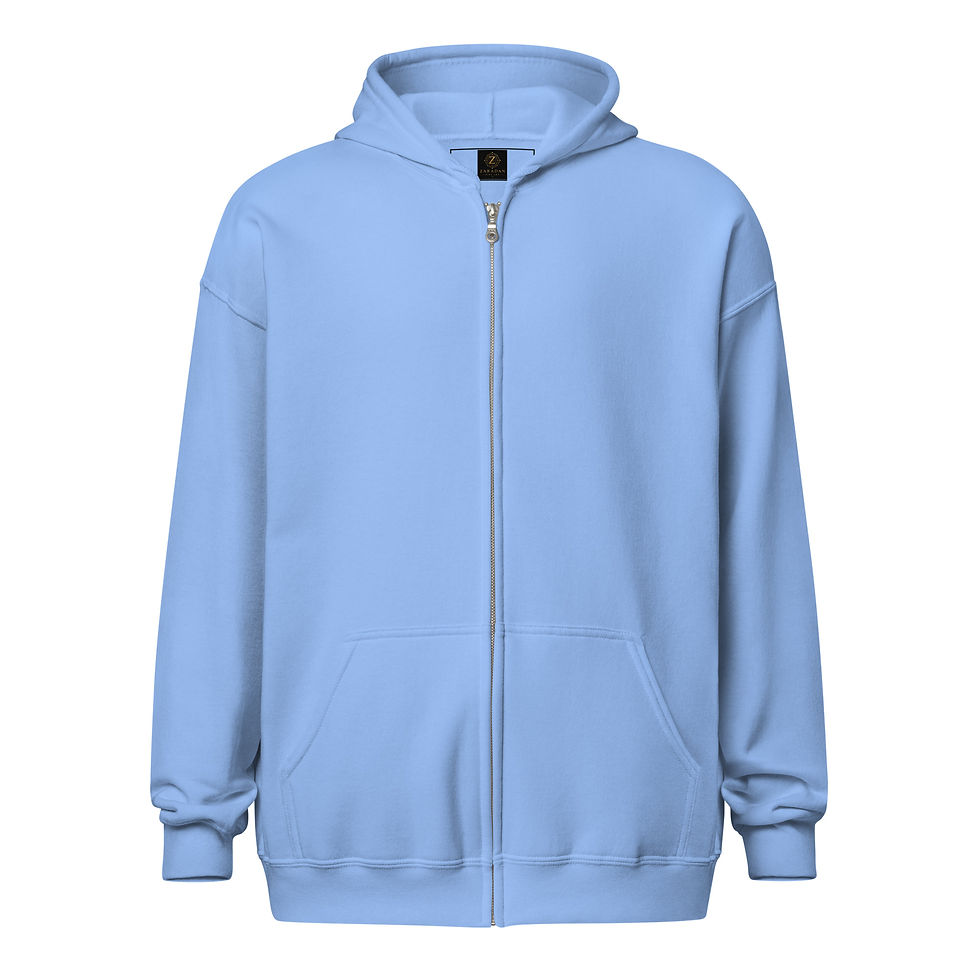 Thumbnail: Owl and Raven Unisex heavy blend zip hoodie