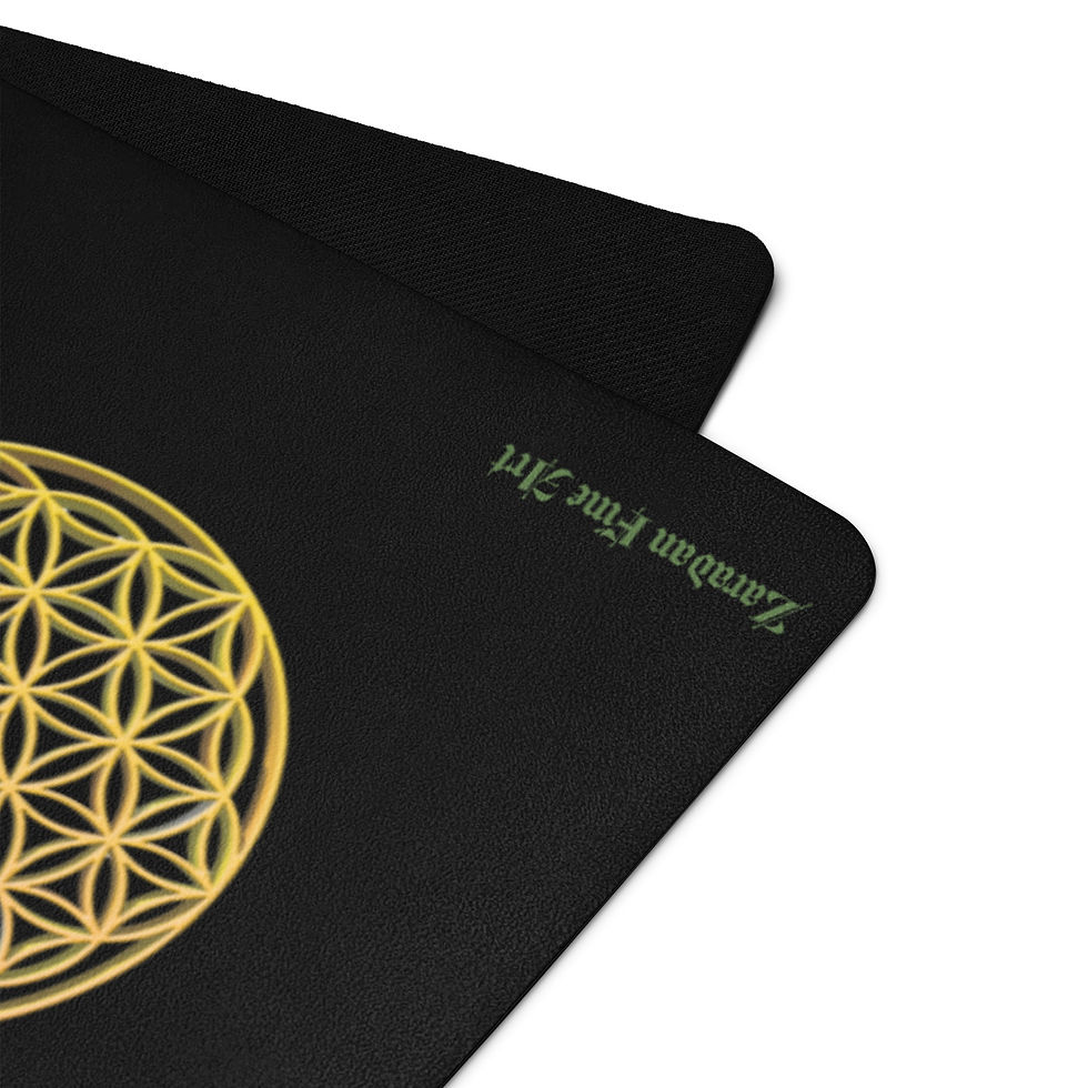 Thumbnail: Iris Yoga mat - Black