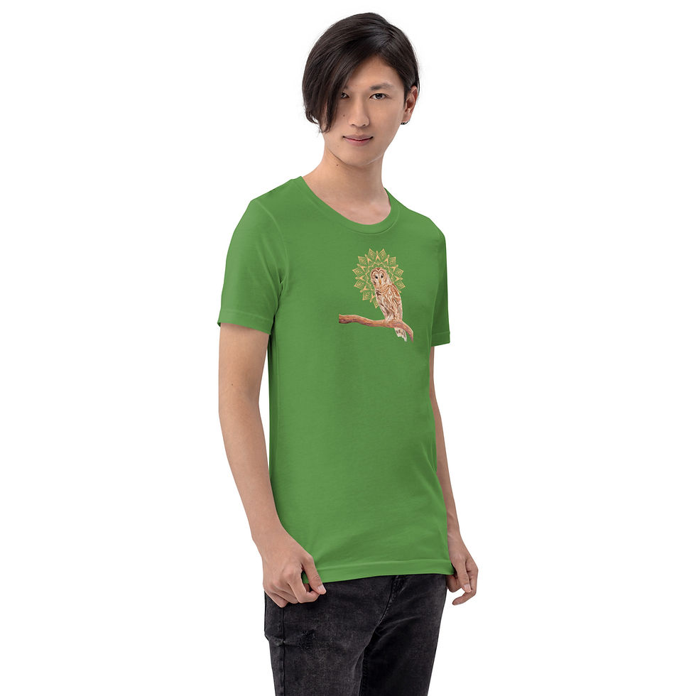 Thumbnail: Owl Mandala series No.1 - Unisex t-shirt