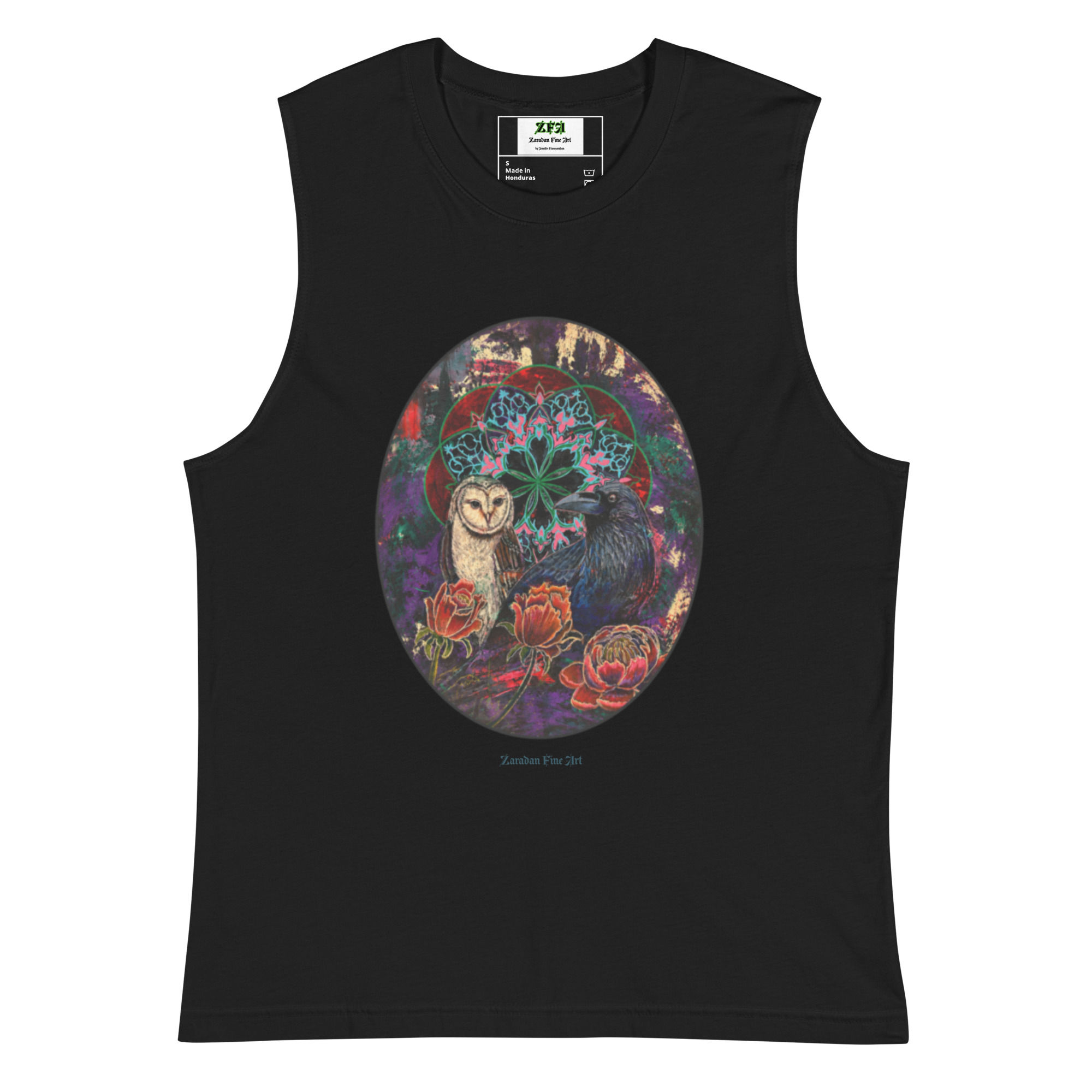Raven and owl Muscle Shirt