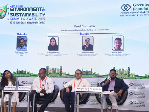 Panel Discussion: Environmental Sustainability – Building a Greener Tomorrow