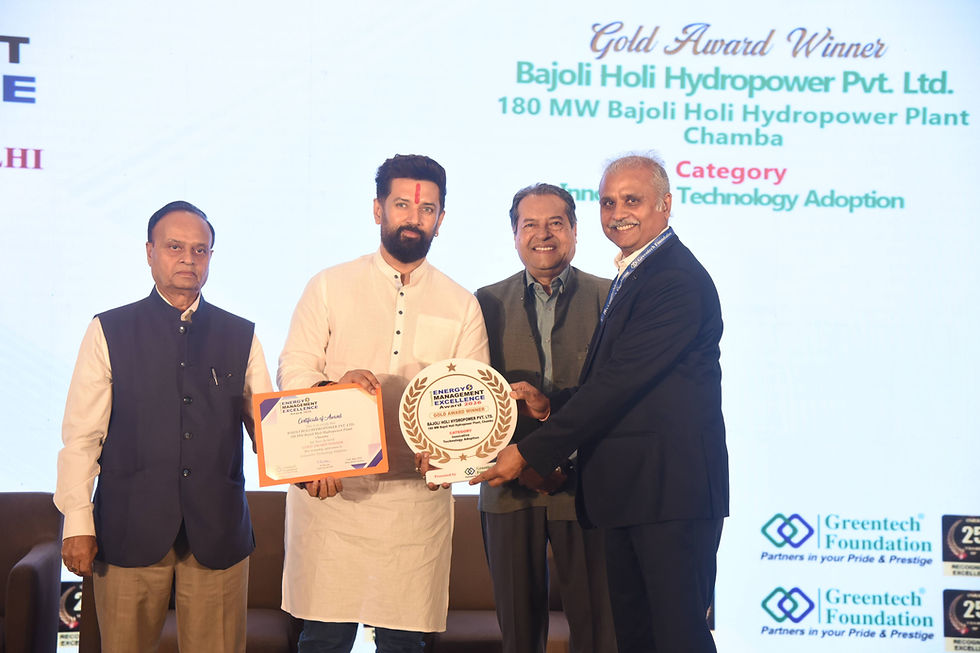 🏆 CELEBRATING EXCELLENCE: Bajoli Holi Hydropower Pvt. Ltd. Strikes Gold at Greentech Awards 2026!