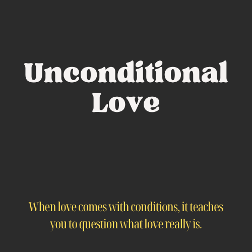 "You might become anxiously attached; seeking reassurance, fearing it will be taken away.Or you might struggle to receive love at all; questioning it, doubting it, waiting for the condition to appear"
