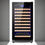 Thumbnail: 75 Bottles Single Zone Wine Fridge in Black