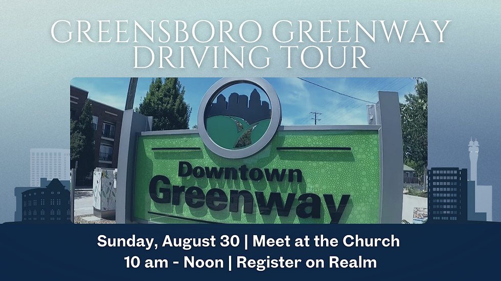 Race & Grace: Driving Tour of Greensboro Greenway