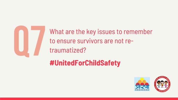 How can we ensure survivors are not retraumatisedd