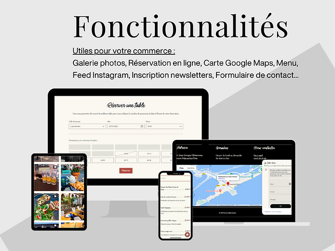 Création site internet restaurant