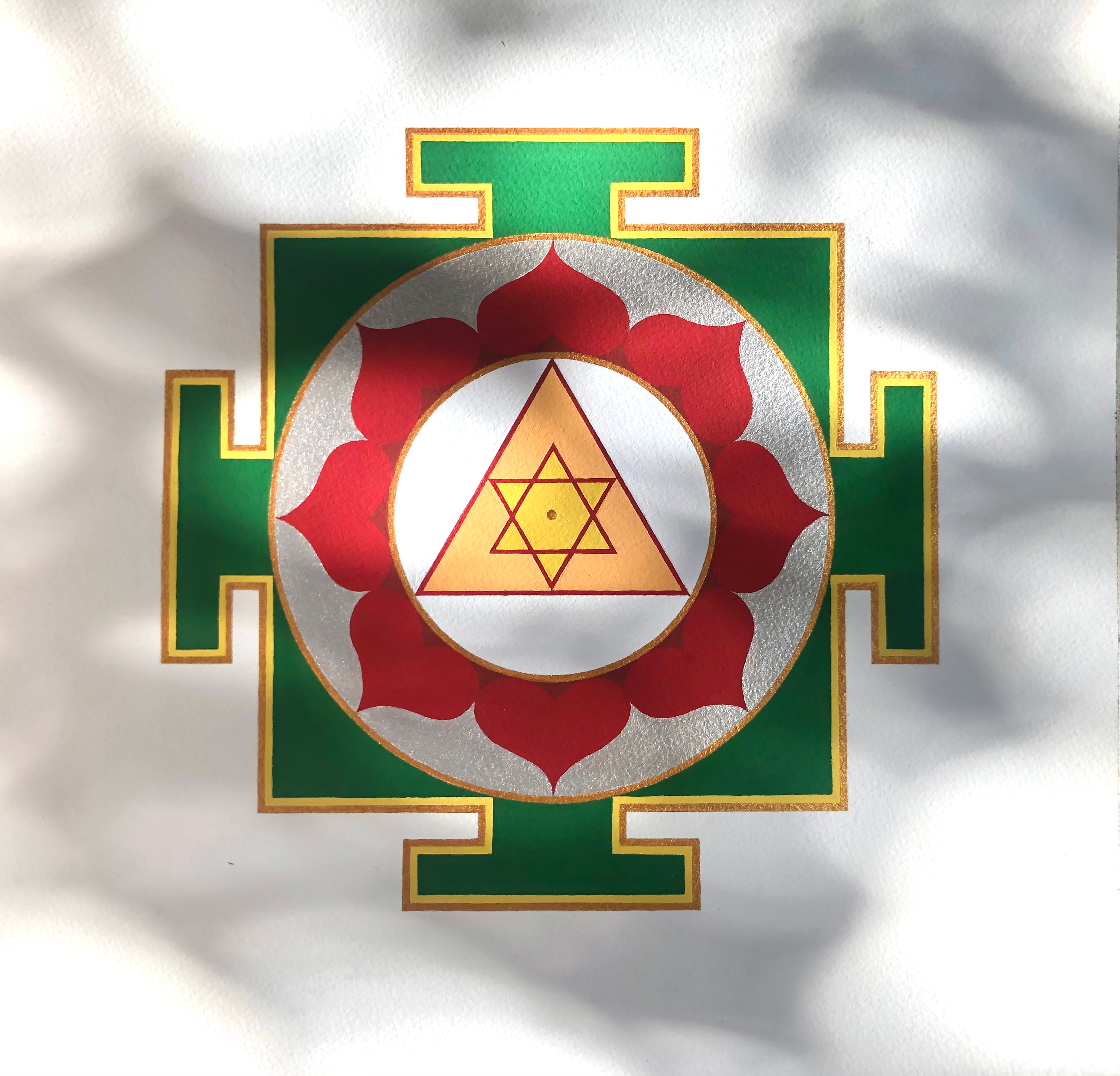 Ganesha Yantra with Passepartout