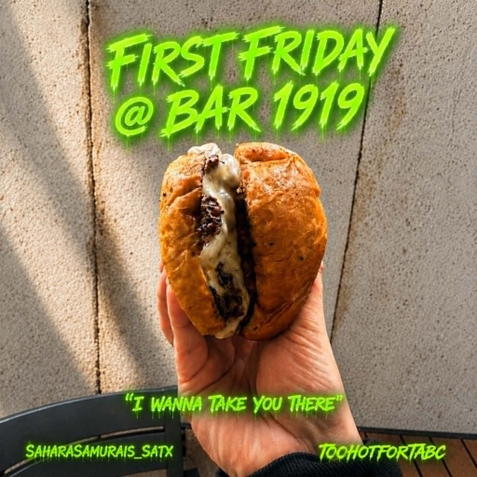 Sahara Samurais Burger Pop Up